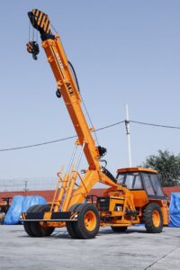 ACE HY130 mobile crane in Faridabad, India, showcasing construction machinery.